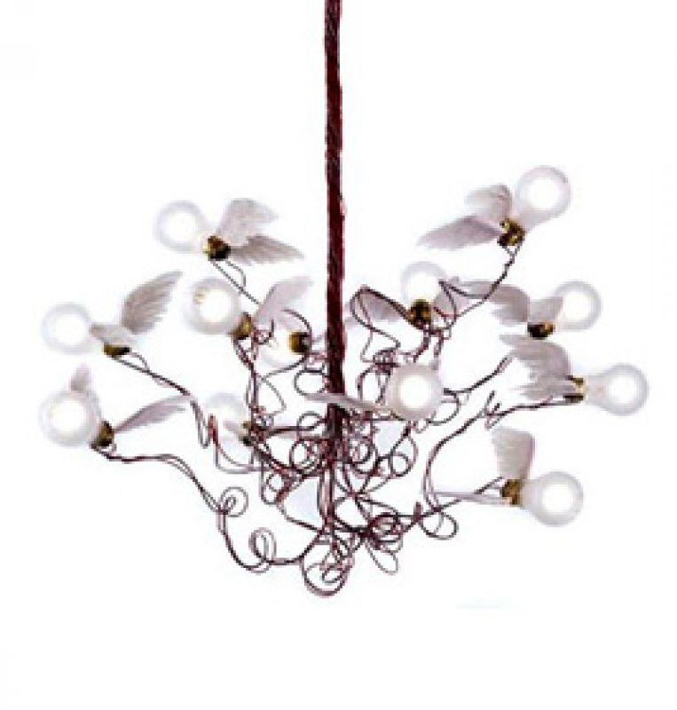 Birdie LED chandelier 220-240 V Ingo Maurer